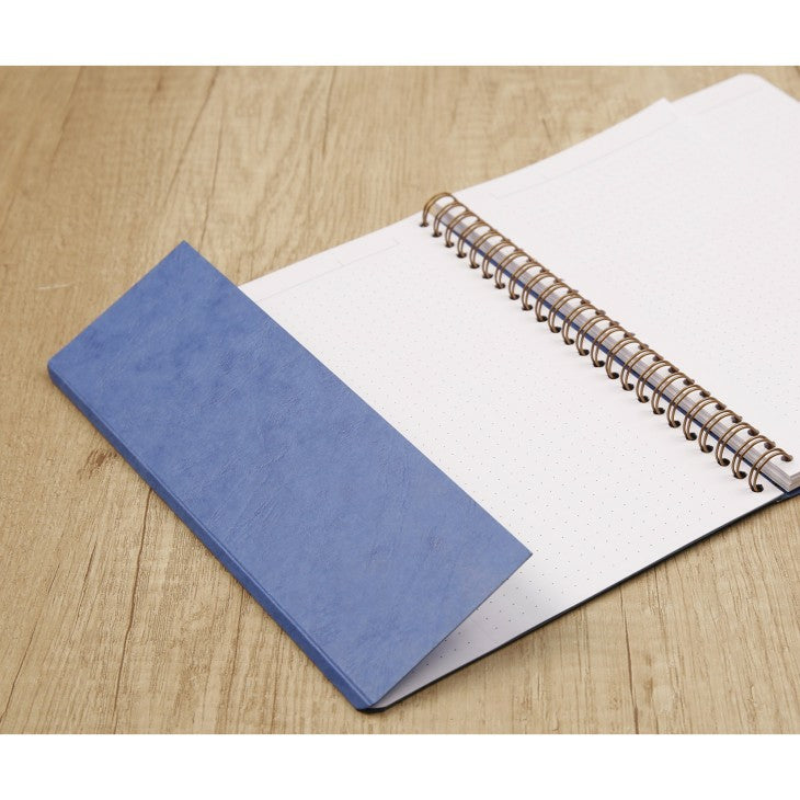 Clairefontaine Notizbuch – A5+ (160 × 210 mm) – 120 Seiten – 90 g/m² – Doppelspirale, schwarz, PEFC