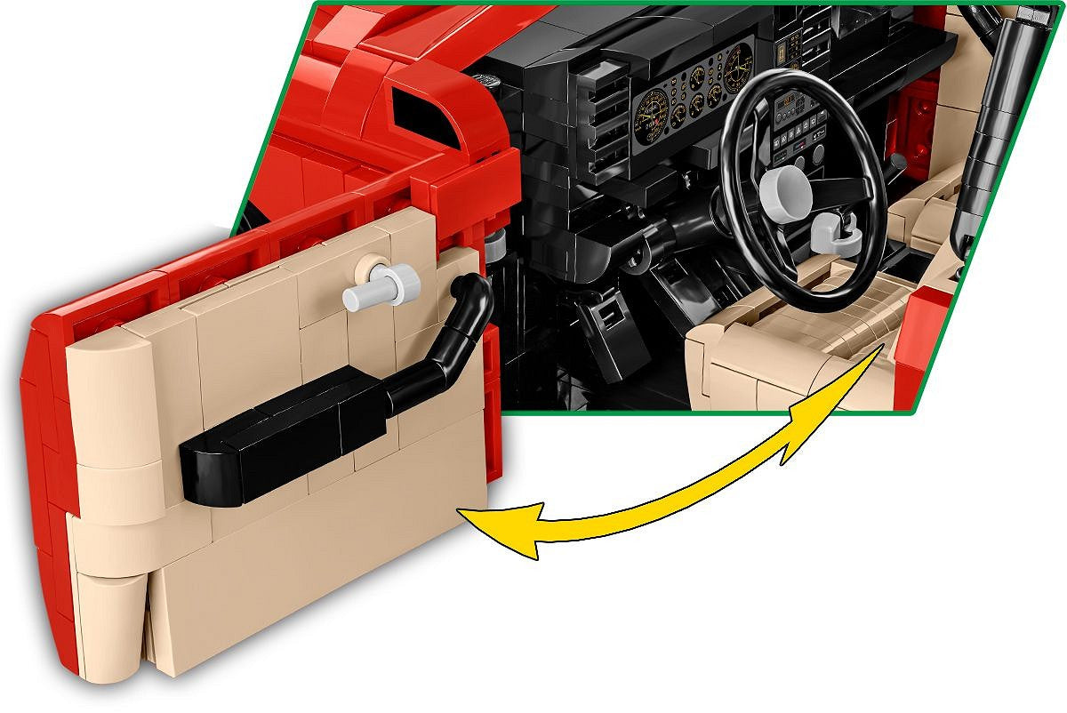 COBI Lancia Delta HF Integrale Bausteine – 33,3 × 11,5 × 45,7 cm – 2068-teilig – ab 10 J. – Kunststoff