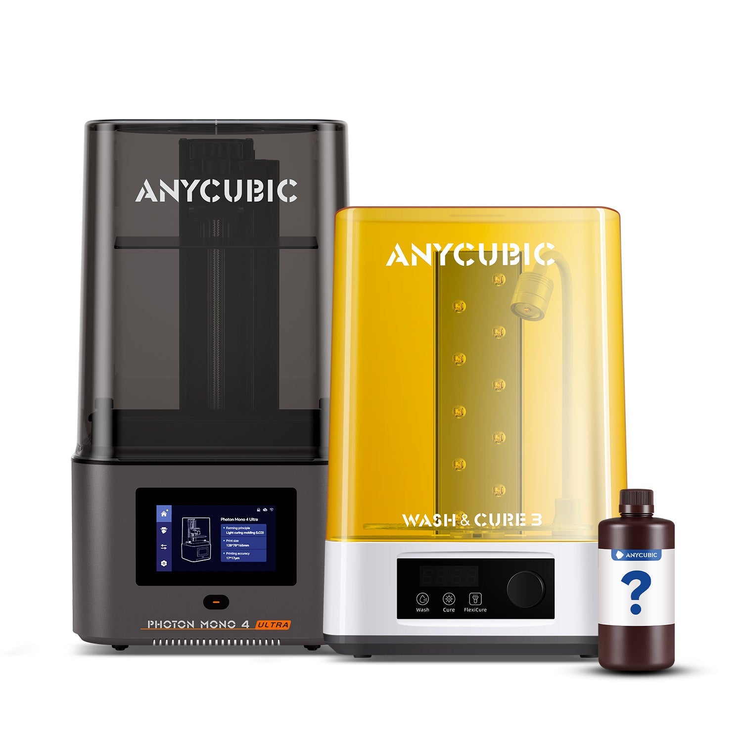Anycubic Photon Mono 4 Ultra Harz-3D-Drucker – Bauvolumen 153,4 × 87 × 165 mm – Min. Schichthöhe 0,02 mm