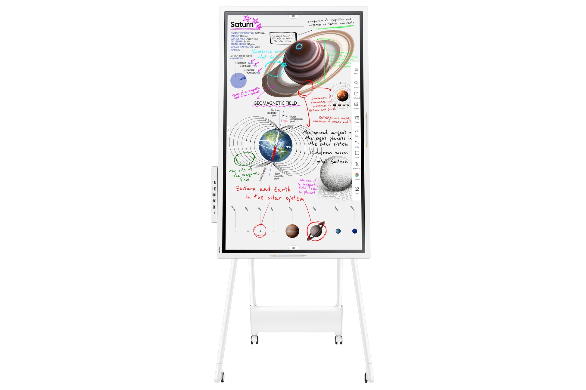 Samsung Flip WM65B – 65" 4K Touchdisplay, 20 TP