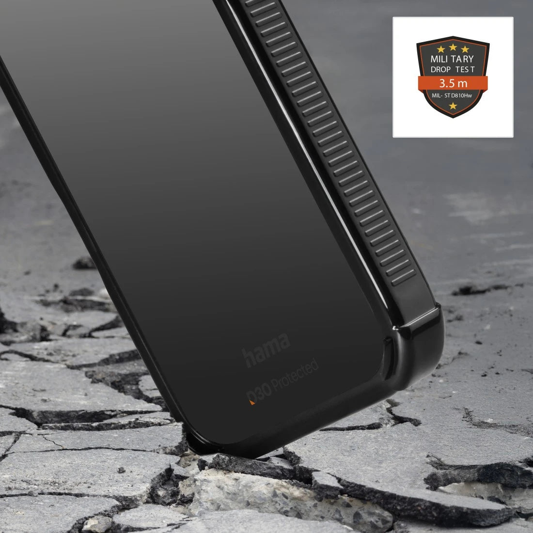 Hama Backcover – für Apple iPhone 17 Pro / 18 Pro, PC, Schwarz, kabelloses Laden