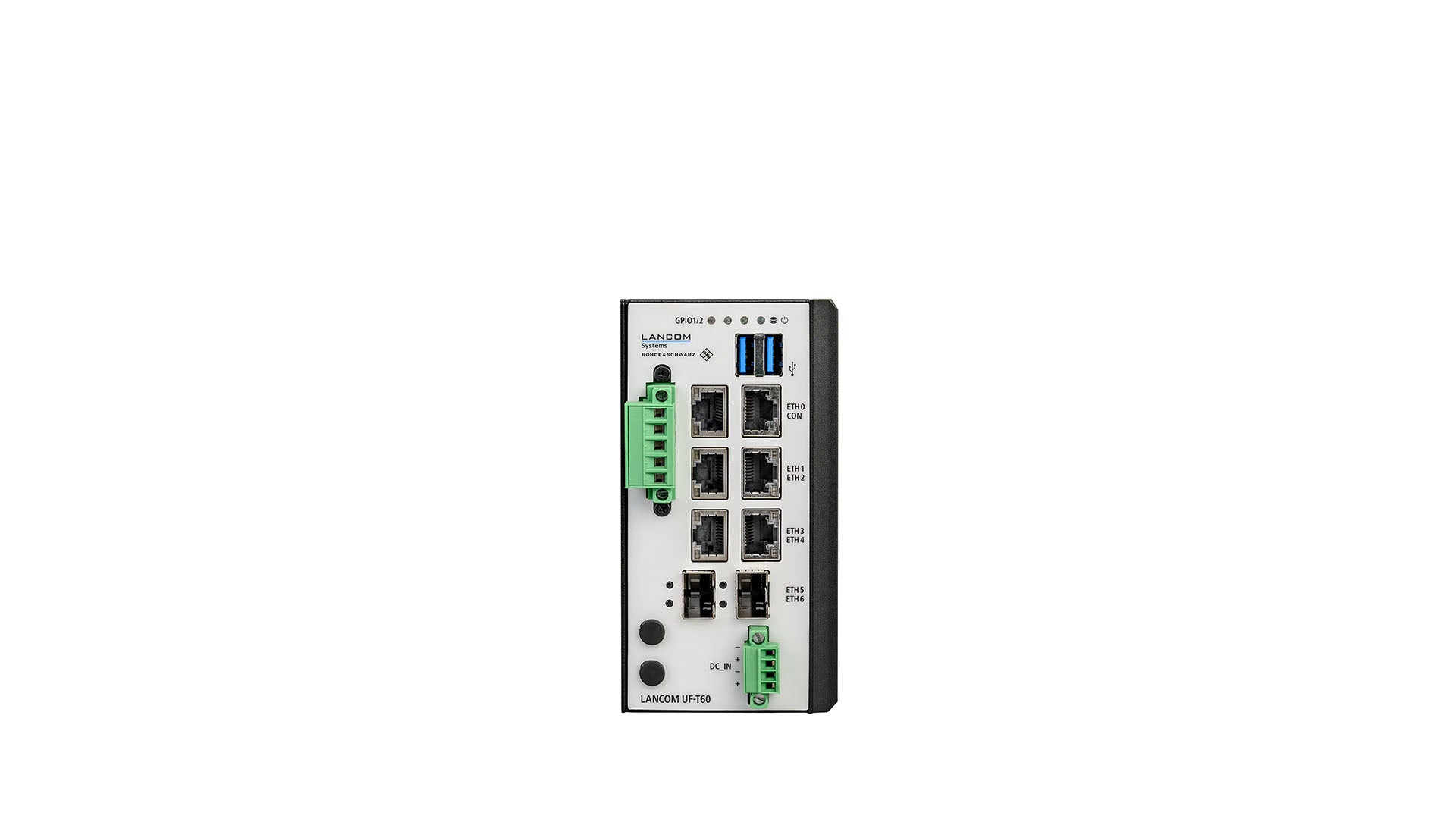 LANCOM Systems LANCOM UF-T60 – VPN-Router – 5×GbE, 2×SFP, 50×IPsec, Firewall 3,7 Gbit/s