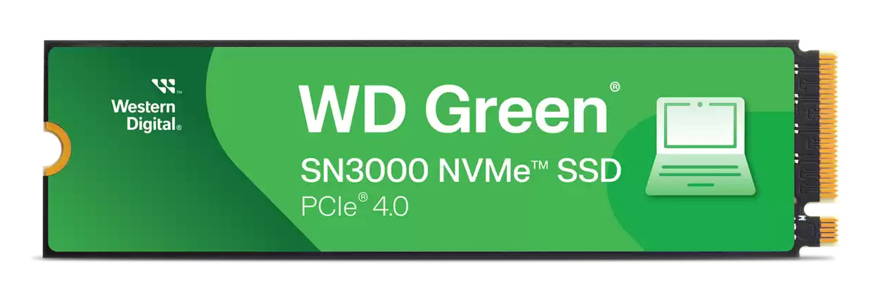Western Digital Green SN3000 WDS500G4G0E-00CPS0 – für M.2 2280, PCIe 4.0 NVMe