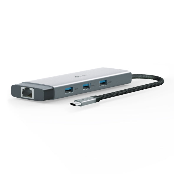 TP-Link UH9120C Multiport-Adapter – USB-C, 1× HDMI, 1× USB-A, 3× USB-C, SD/microSD, für Windows/Mac/ChromeOS