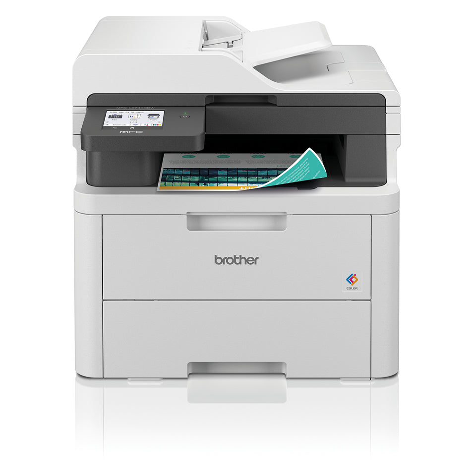 Brother MFC-L3740CDW – Farblaser-Multifunktionsdrucker, A4, 4-in-1, Duplex, ADF, WLAN/LAN, Touchscreen