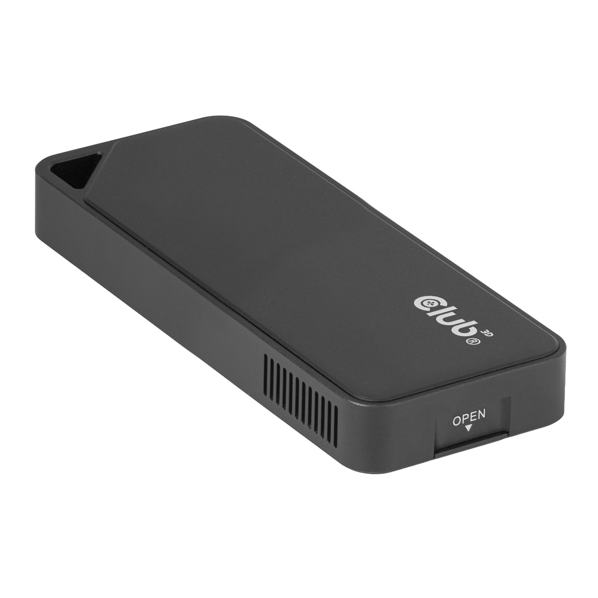 CLUB3D Club 3D CAC-2510 – 1-Bay M.2 SSD-Gehäuse – USB4 40 Gbit/s, für M.2 NVMe (PCIe)