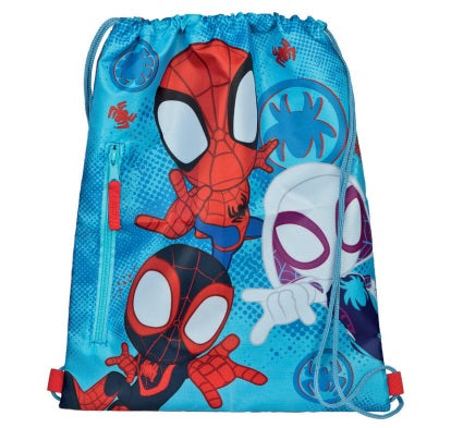 Undercover Sportbeutel Spiderman – 5 l, blau-rot, 31 × 41 cm