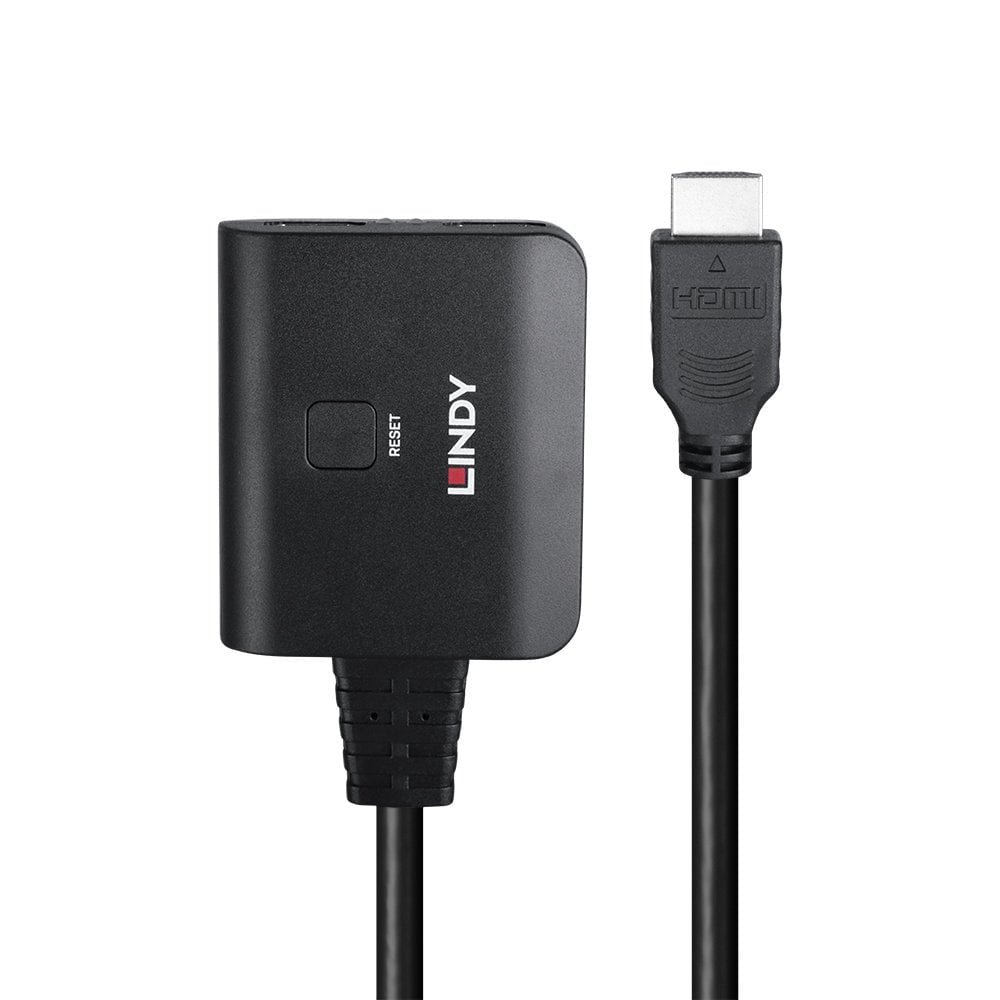 Lindy HDMI-Splitter 1×2, 4K, Kabel