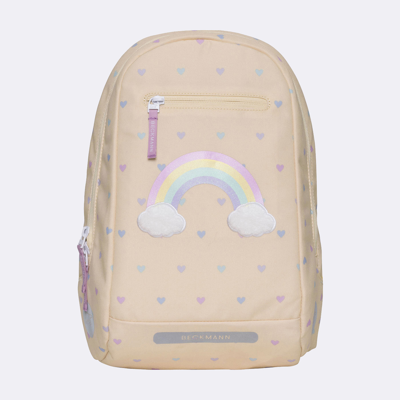Beckmann Classic – Schulrucksack-Set 6-teilig, Yellow Heart, 22 l, 24×37×25 cm