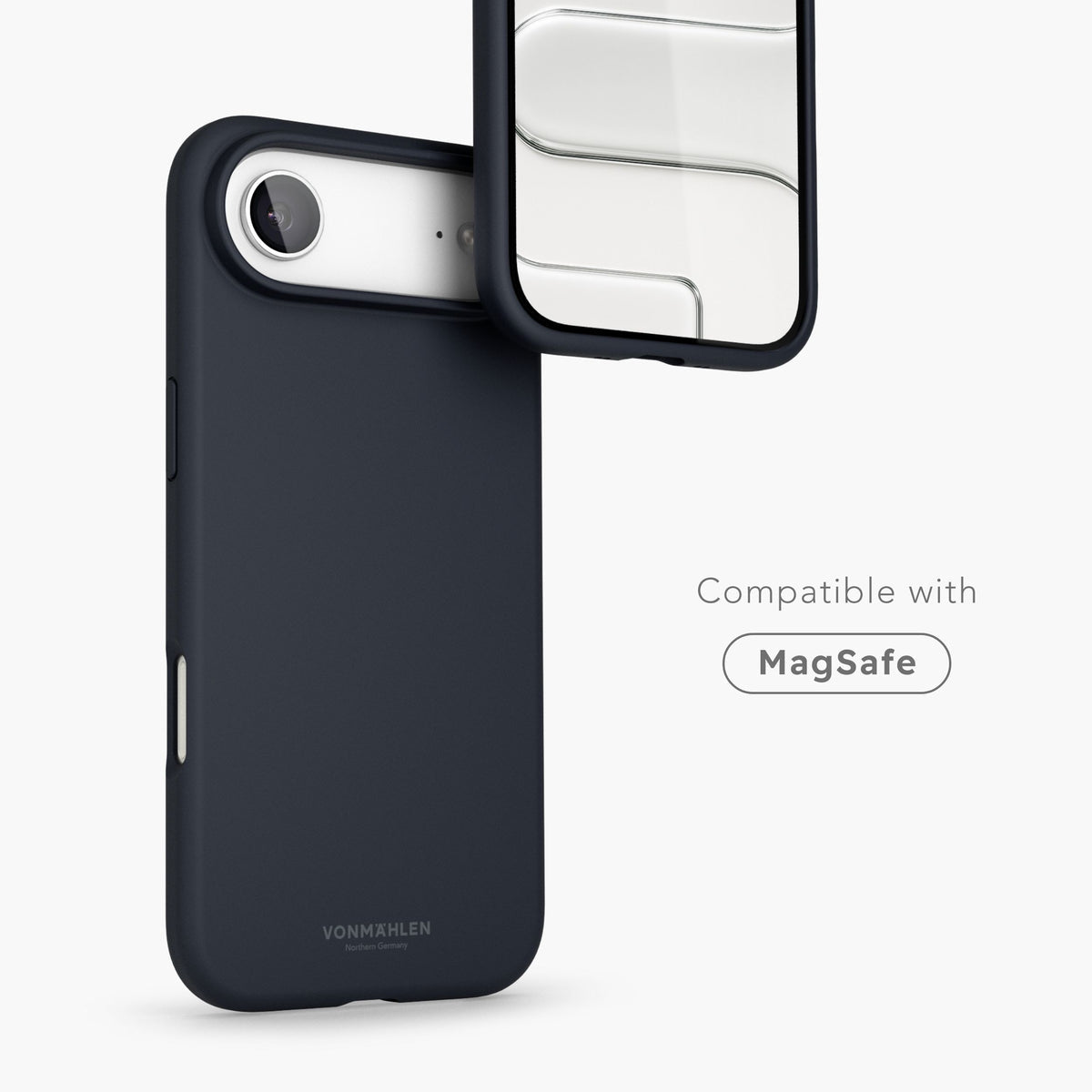 Vonmählen Backcover – für Apple iPhone 17 Air – dunkelblau – Silikon, MagSafe-kompatibel