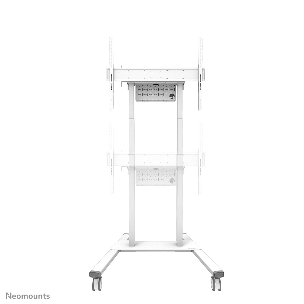 Neomounts FL55-875WH1 – Trolley, motorisiert, für 55–100″, VESA 100×100–800×600, bis 110 kg