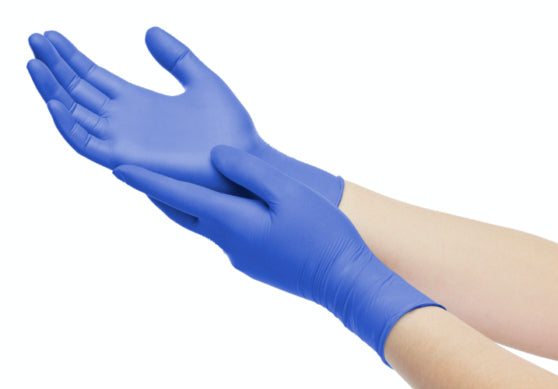 MedBrun Einweghandschuhe Nitril, Expert Bio – XL, 50 Paar (100 Stück) – Violett, MDR I, CE, puderfrei