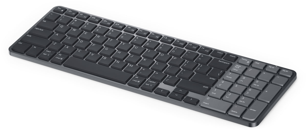 Dell Pro 7 KB746 – Tastatur – Schere – Bluetooth & 2,4 GHz (USB-A-Empfänger) – AZERTY (FR) – Graphit