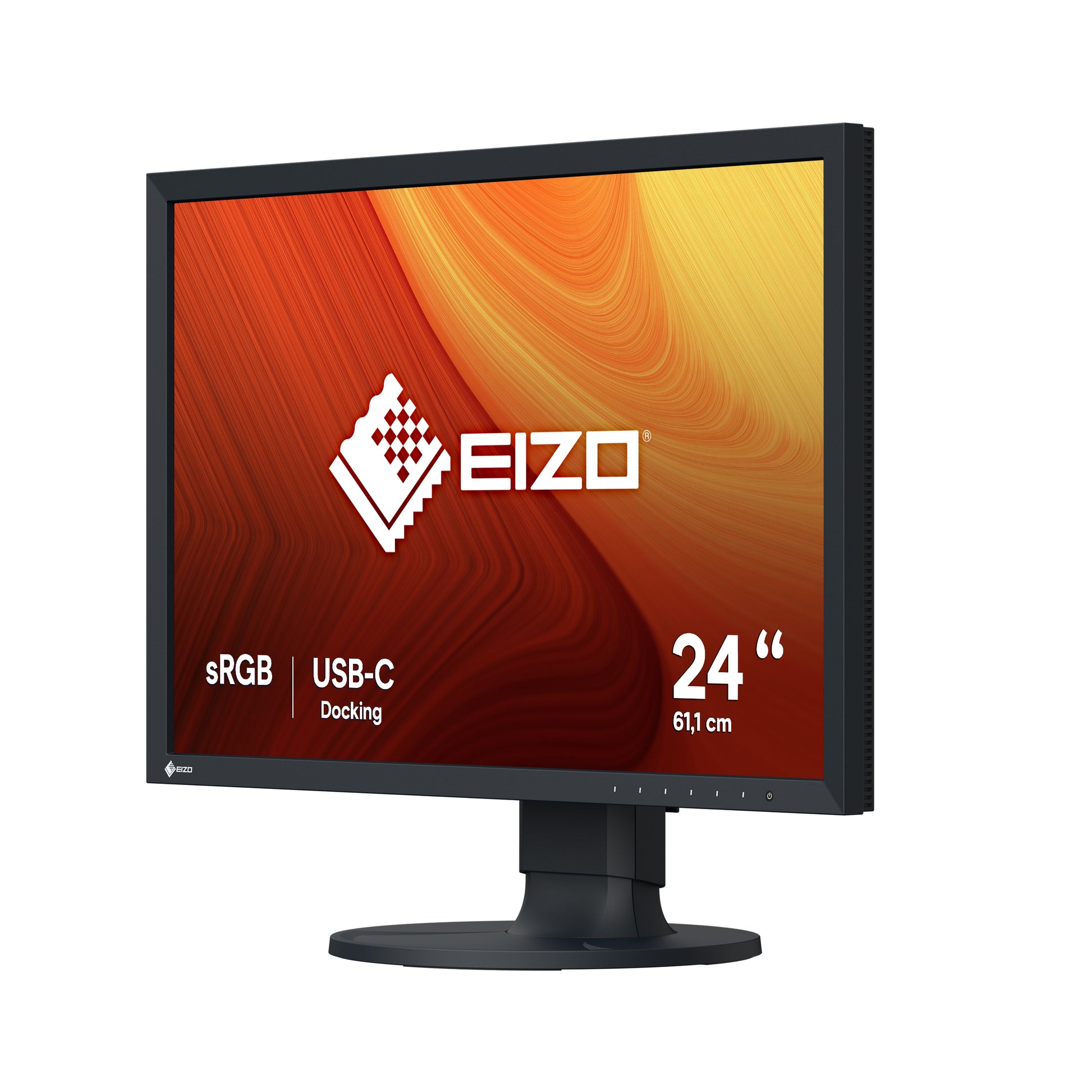EIZO ColorEdge CS2400R – Monitor, 24,1" 1920 × 1200 (WUXGA), IPS, 60 Hz, 300 cd/m², VESA 100 × 100, Schwarz