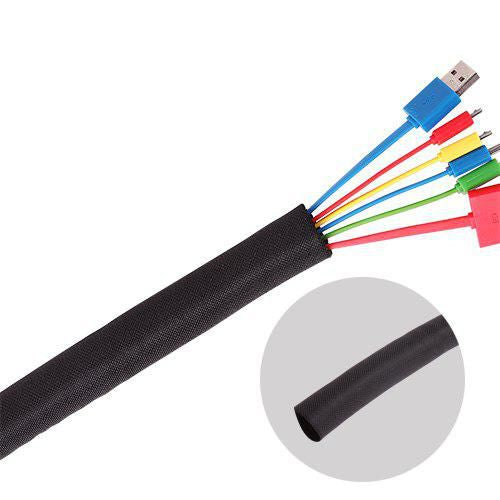 Vivolink Kabelhülse – Ø25 mm, Schwarz, Flexibel