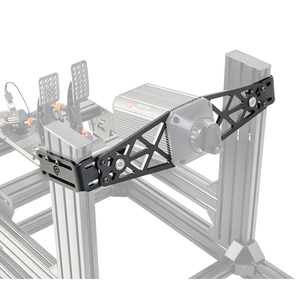Asetek SimSports – Monitorarm Tischhalterung – Schwarz – für Asetek SimSports Direct Drive Wheelbases