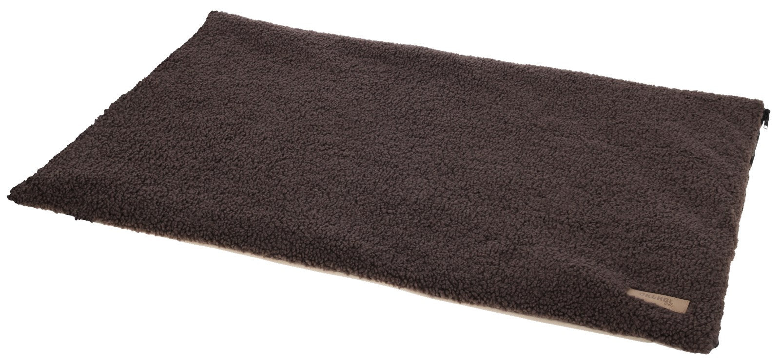 Kerbl Wohndecke – Baumwolle, Polyester, Beige/Braun – 100 × 65 cm