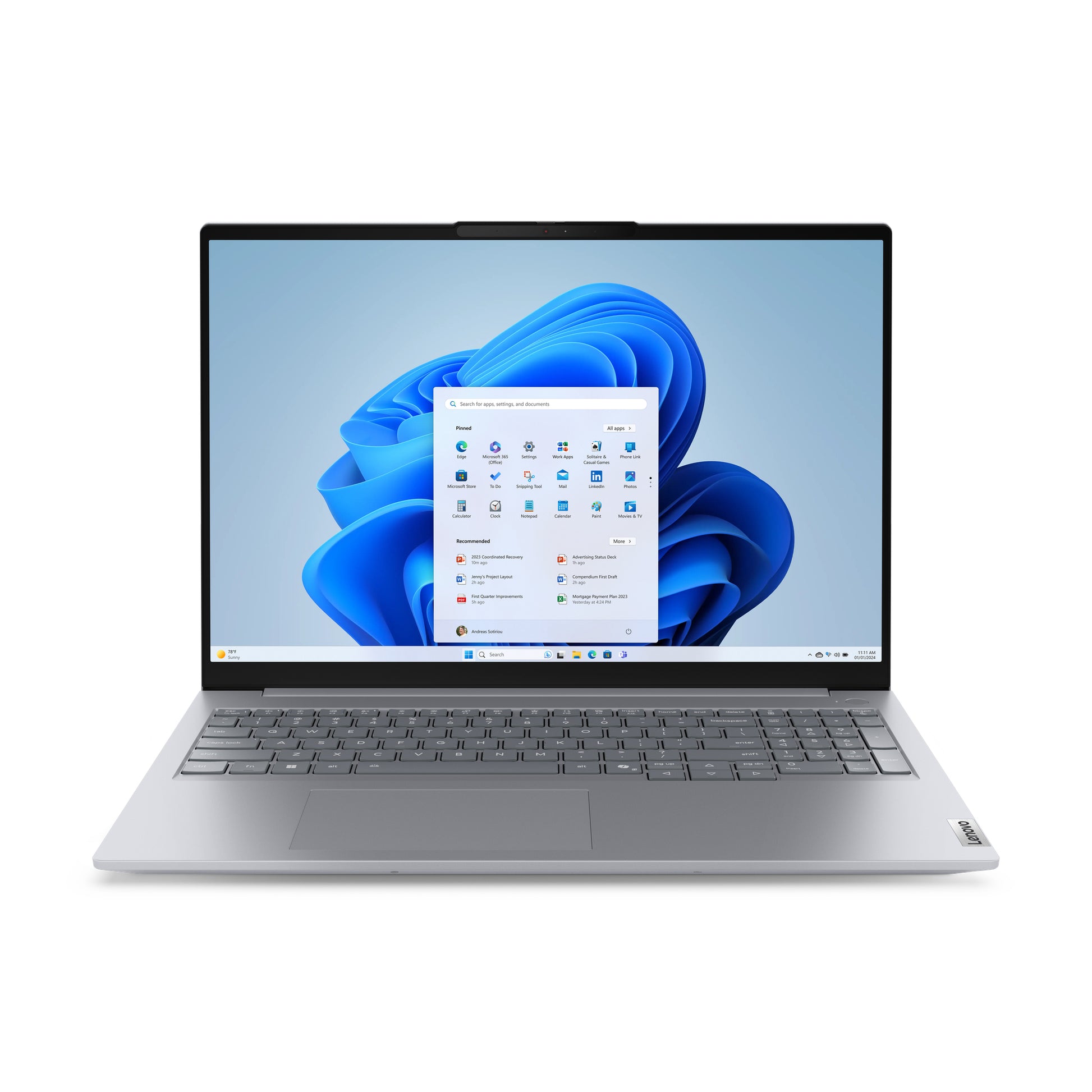 Lenovo ThinkBook 16 G8 – 16" WUXGA, Core Ultra 5 225U, 32 GB, 512 GB SSD, Win 11 Pro