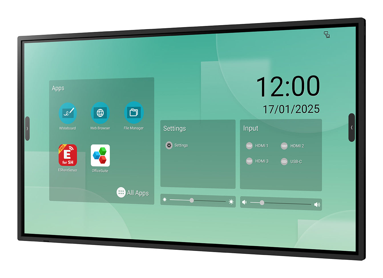 Sharp LM551 – 55", 3840 × 2160 (4K), VA, LAN