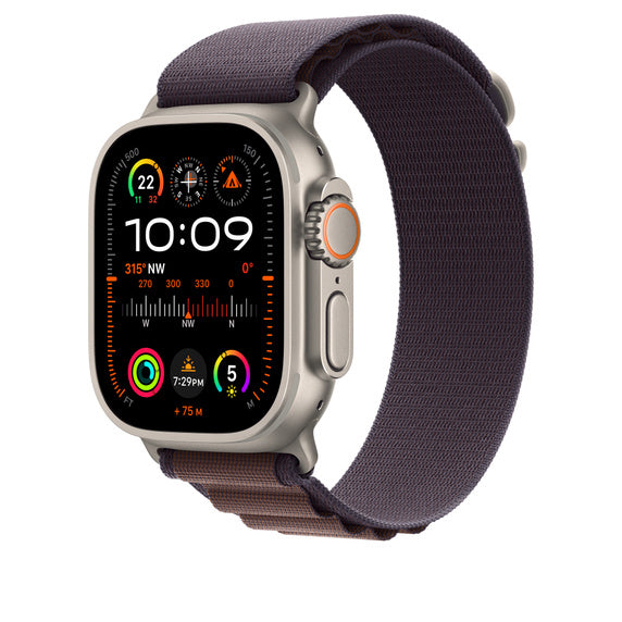 Apple Alpine Loop – Armband – für Apple Watch 49 mm, Indigo, L