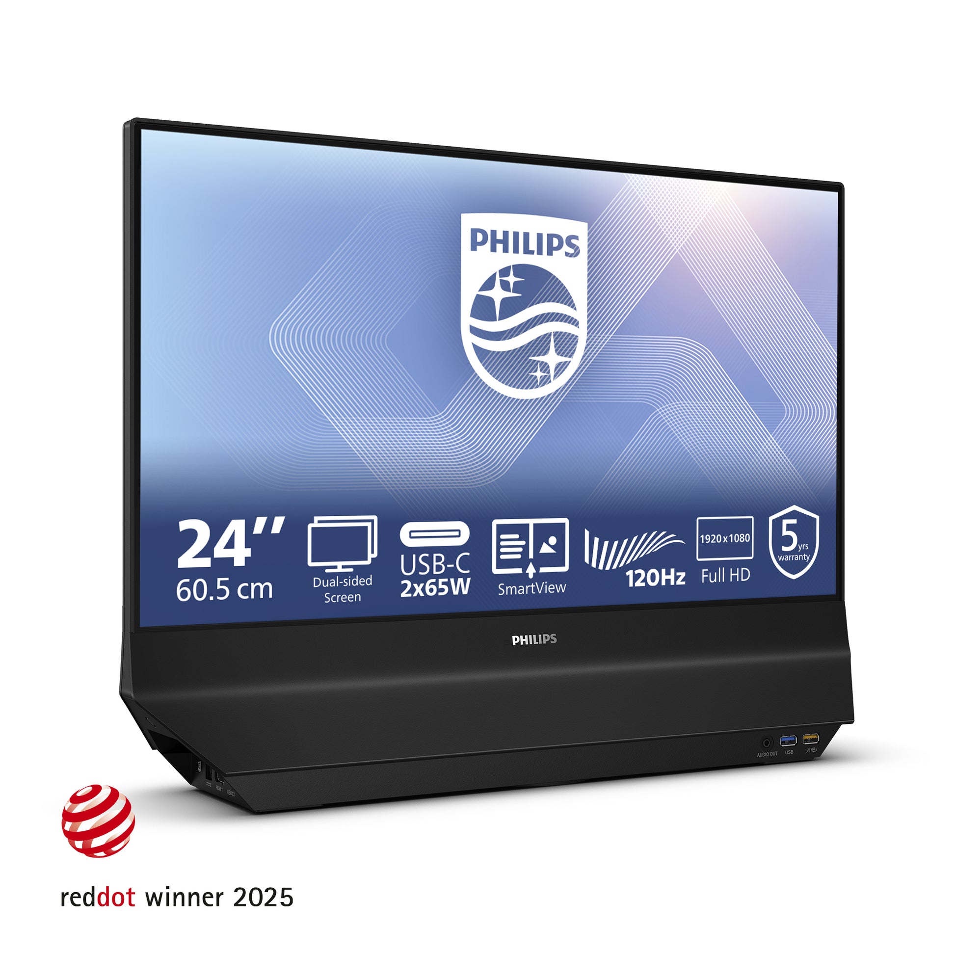 Philips 24B2D5300/00 – 23,8", 1920 × 1080 (Full HD), IPS, 120 Hz, USB-C 65 W