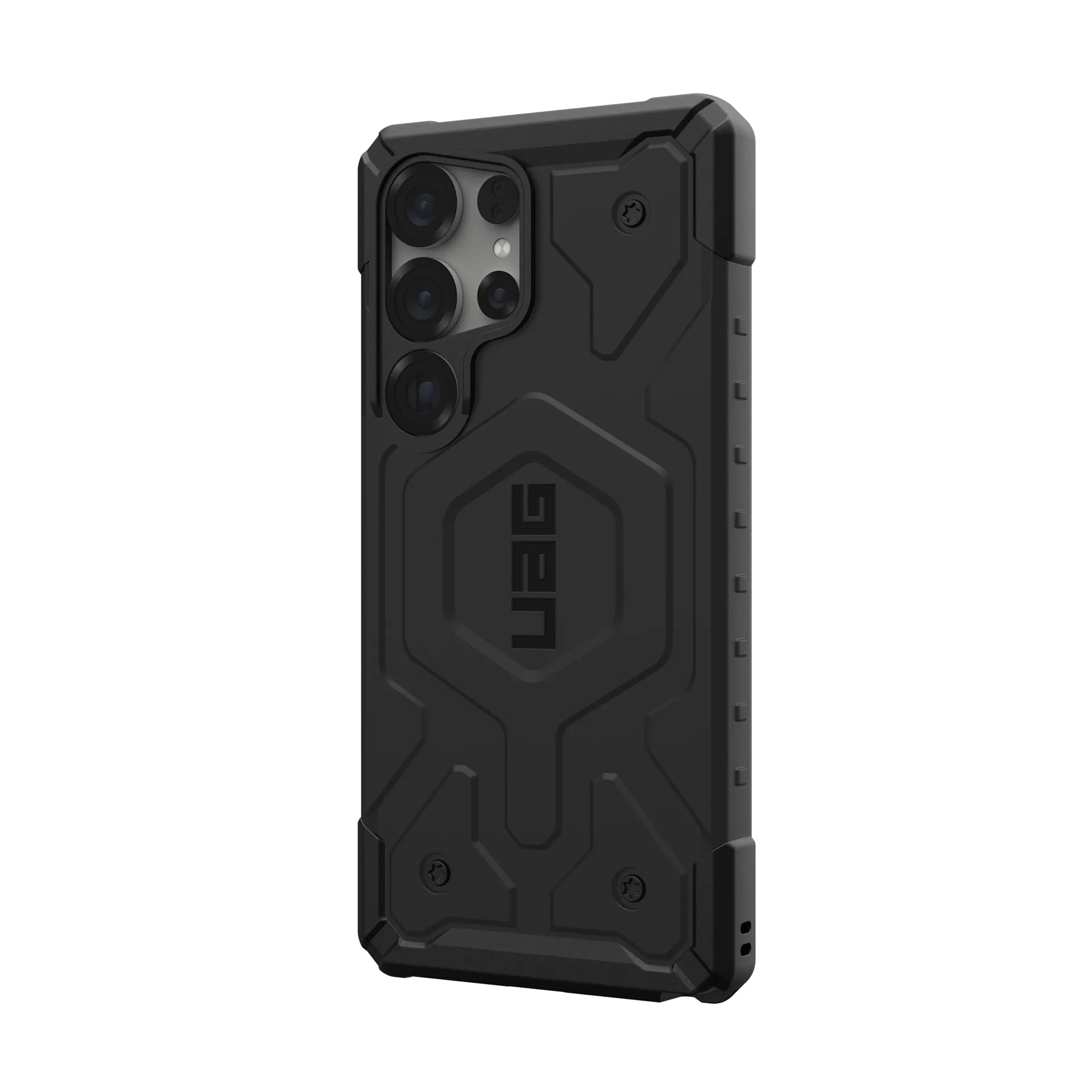 Urban Armor Gear Backcover Pathfinder – für Samsung Galaxy S25 Ultra – schwarz – TPU, MagSafe-kompatibel