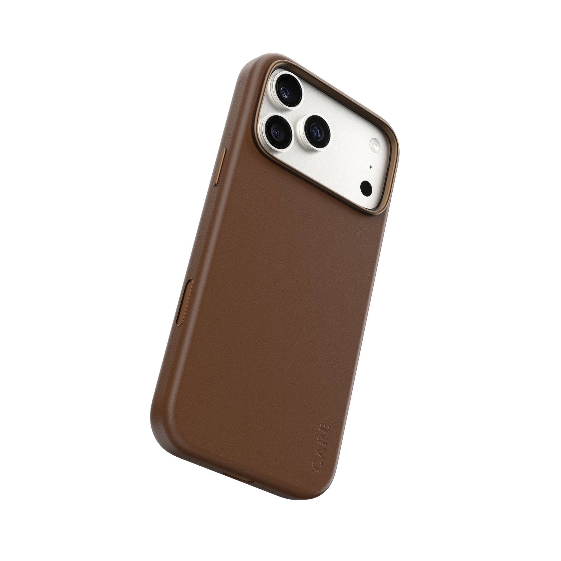 PanzerGlass CARE Solo – Backcover – für Apple iPhone 17 Pro Max, PC, Braun