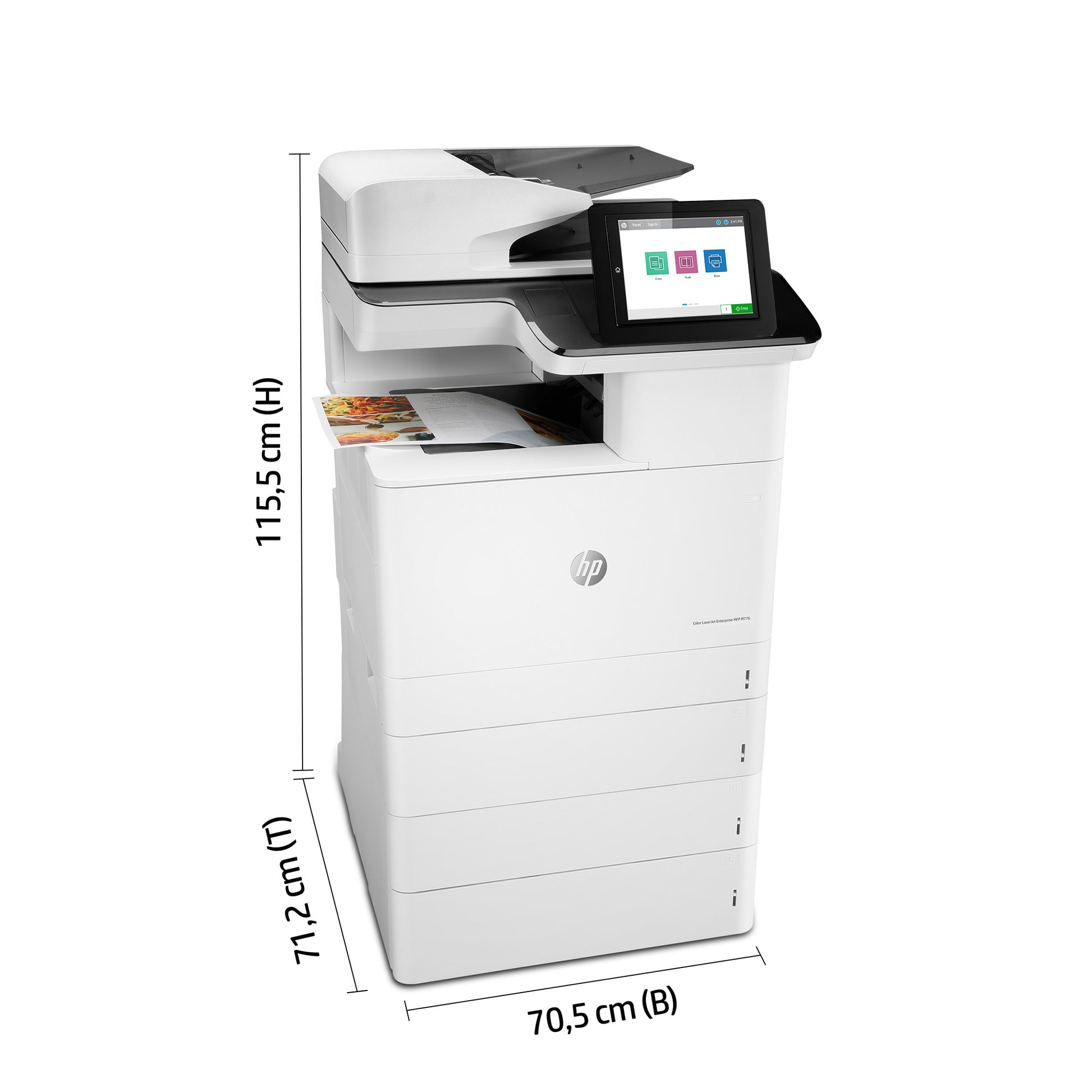 HP COLOR LASERJET ENT M776DN – Farbiges Laser-MFP