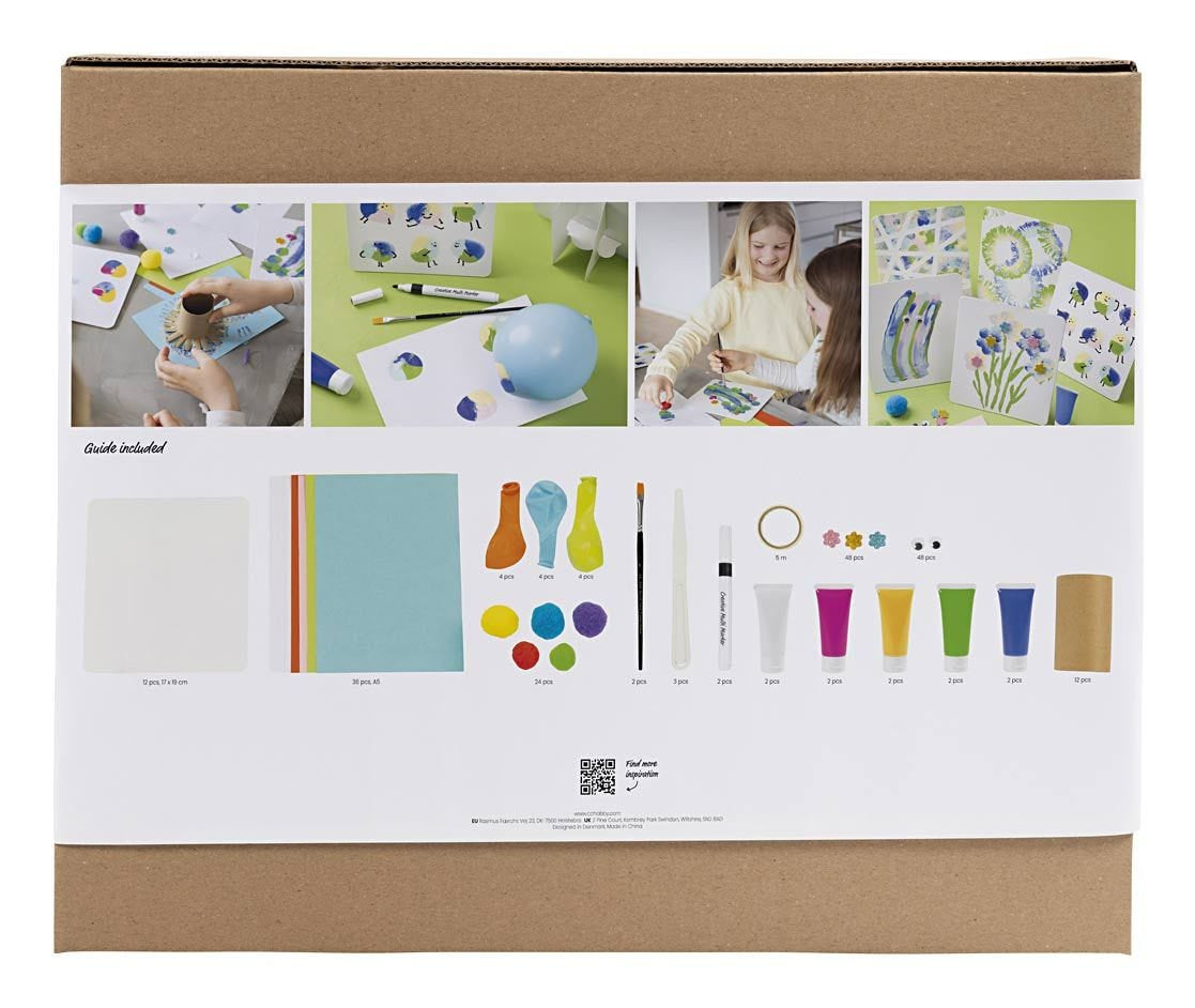 Creativ Company Guss-/Mal-Set für Kinder – XL für 6–12 Kinder – ab 4 Jahren