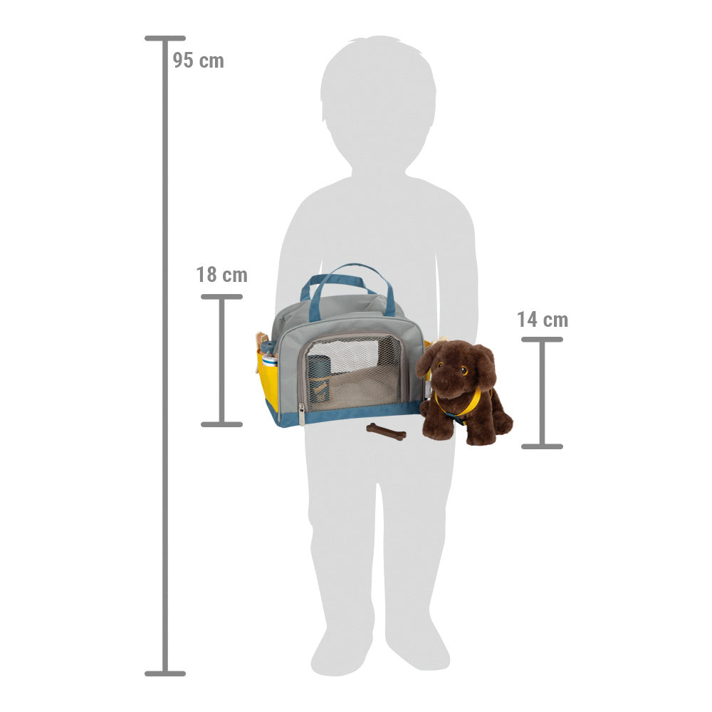 Small foot Plüschtier – Tierpflege – mit Tragetasche, 14-teilig – ab 2 Jahren – Plüsch, Stoff, Holz, mehrfarbig