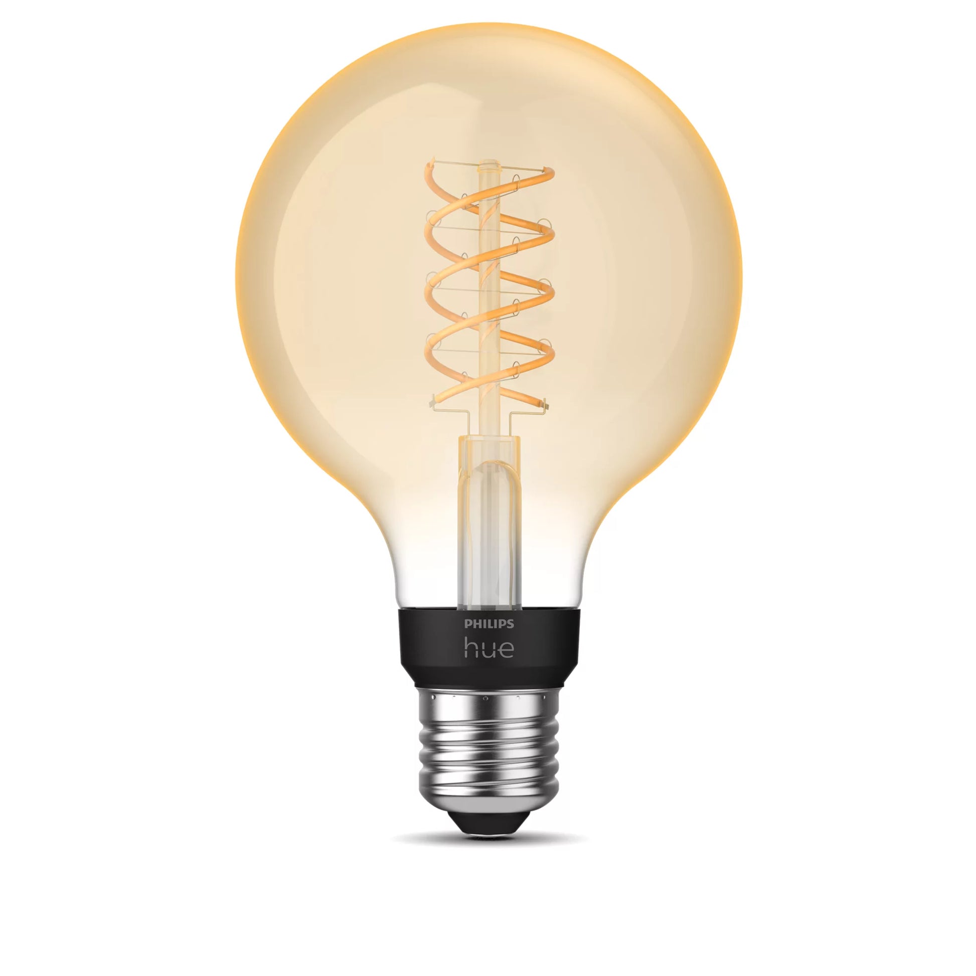 Philips by Signify Philips Hue Smart-Leuchtmittel E27 Weiss – 550 lm, 2100 K, App, dimmbar