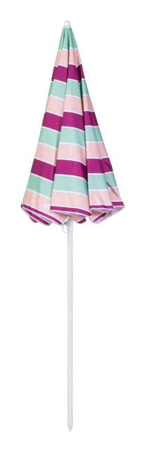 KOOR Sonnenschirm Lido – rund Ø 150 cm, faltbar, höhenverstellbar, mehrfarbig (hellorange, pink, mint), für Aussenbereich
