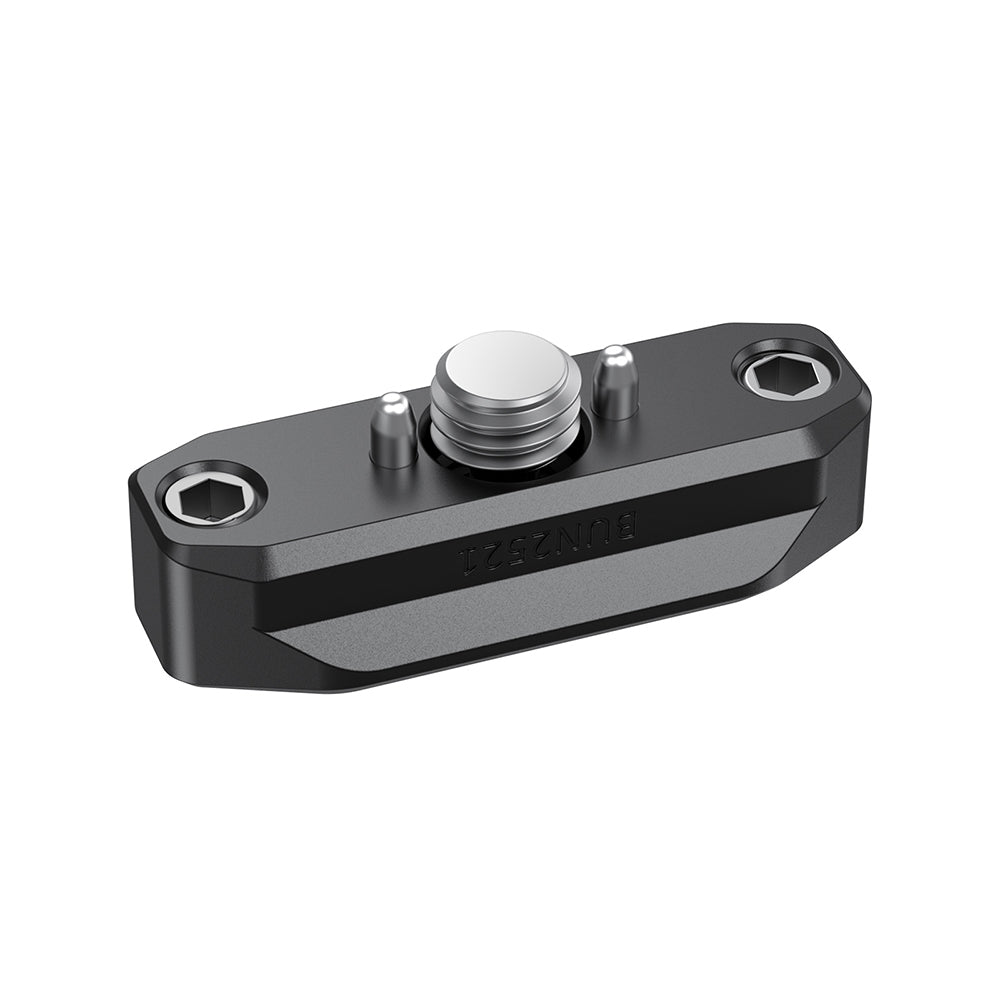 SmallRig BUN2521B Schiene – Aluminium, 20,8 × 11,5 × 48 mm, 3/8" Gewinde – Schwarz