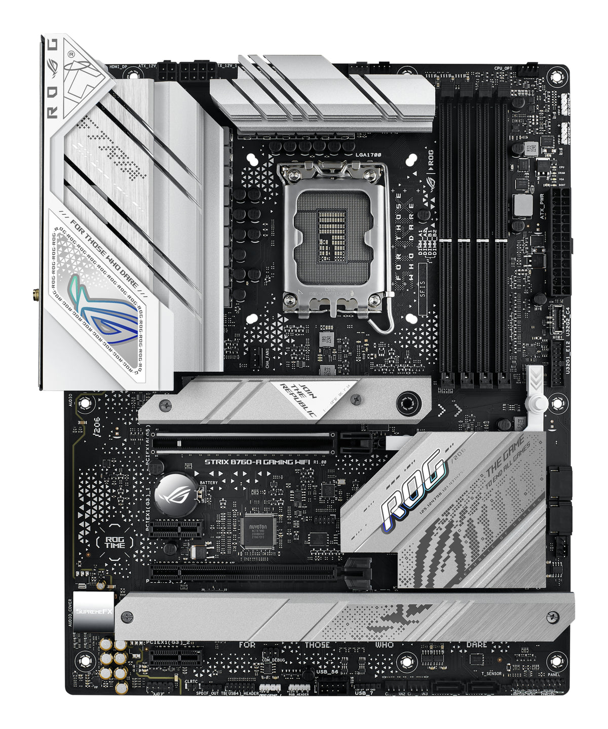 ASUS ROG STRIX B760-A GAMING WIFI – Mainboard – LGA 1700, Intel B760, ATX, DDR5