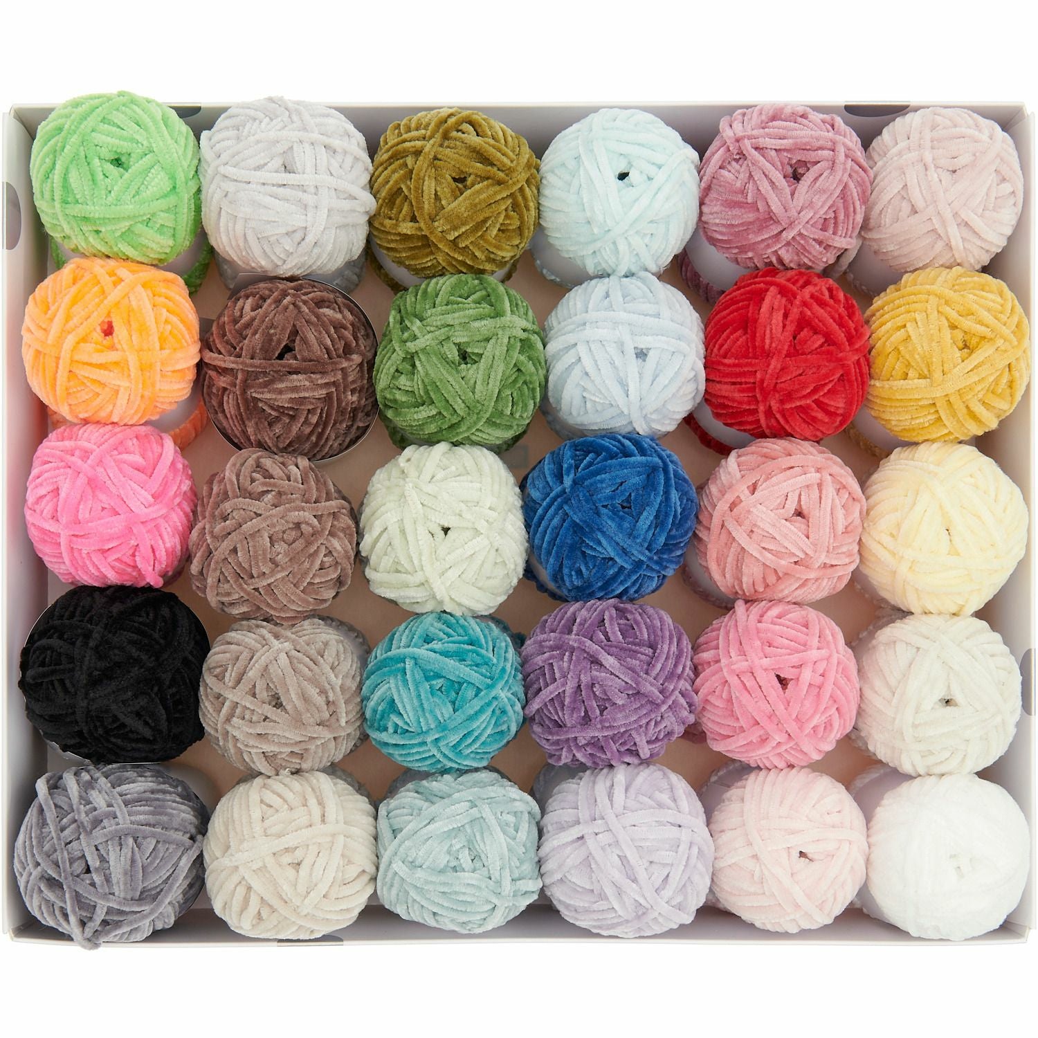 Rico Design Ricorumi-Set – Polyester, 65 m, mehrfarbig, 30 Stück