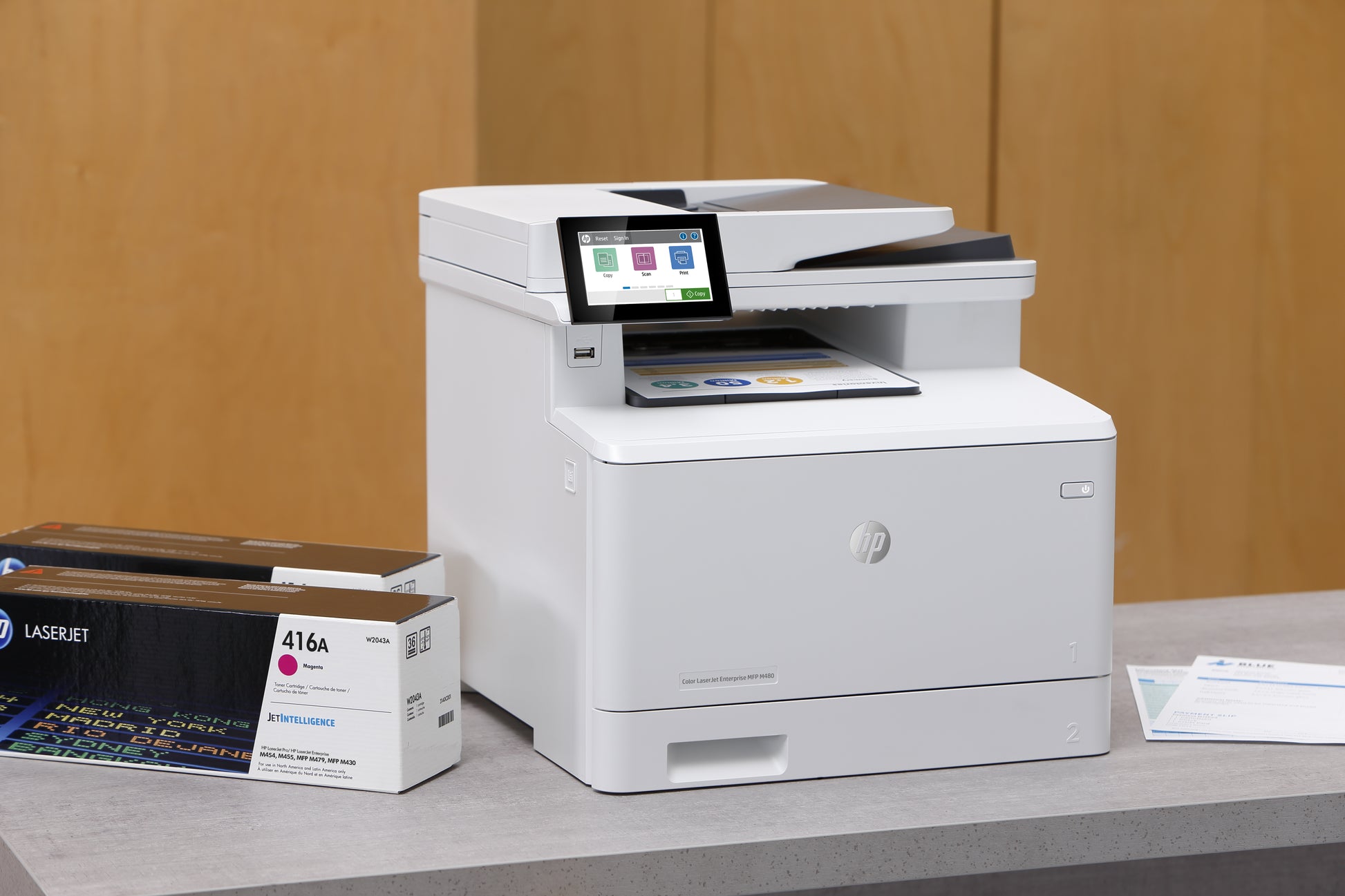HP LASERJET ENT M480F – Farbiger Laser-MFP, 4-in-1