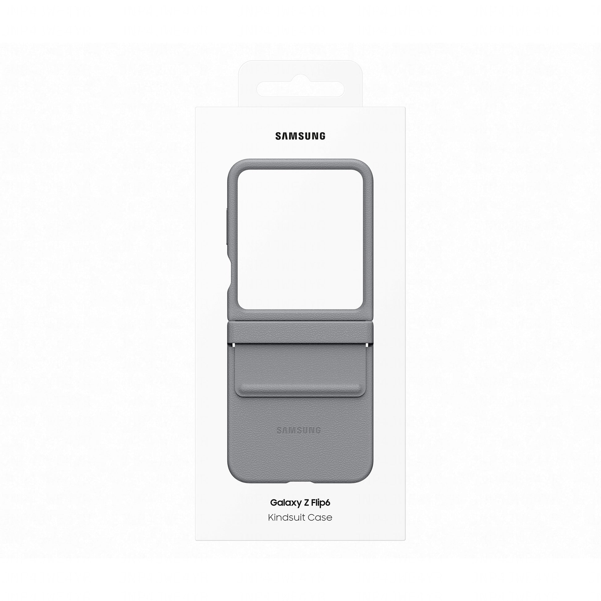 Samsung Backcover – für Samsung Galaxy Z Flip6 – grau – Leder