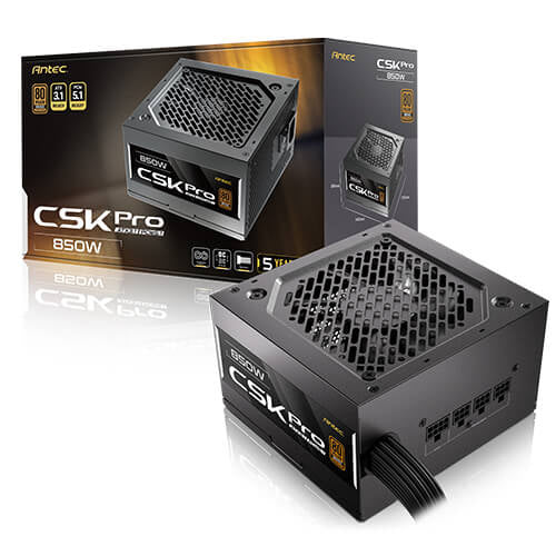 Antec CSK850 PRO ATX Netzteil 850 W 80 PLUS Bronze – semi-modular, ATX 3.1, 12VHPWR