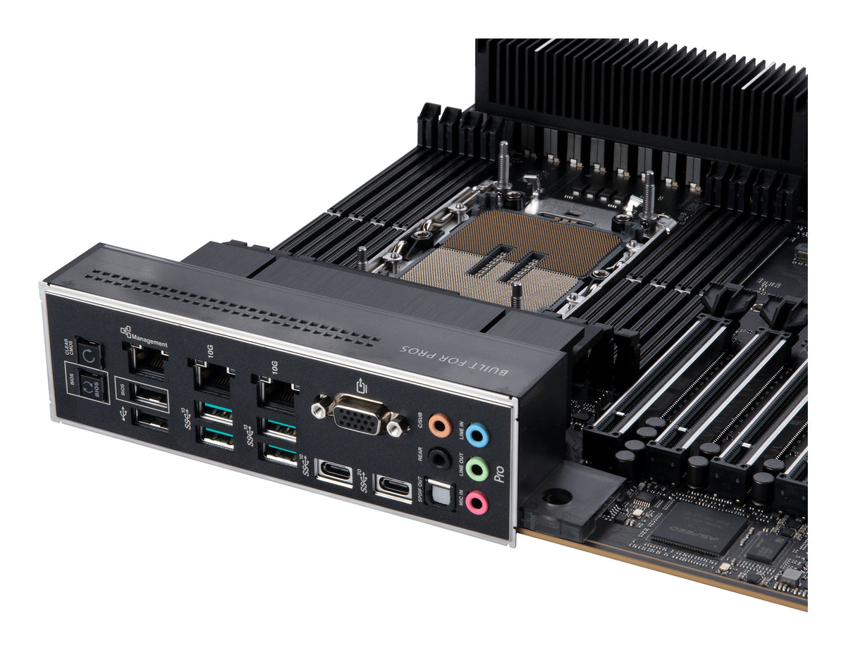 ASUS PRO WS W790E-SAGE SE – Mainboard – LGA 4677, Intel W790, EEB, DDR5, 8×DIMM, 2,05 TB