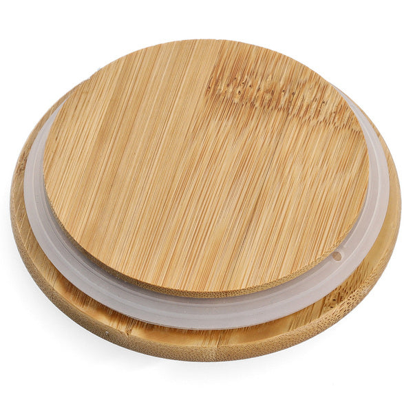 Zeller Present Vorratsdose 720 ml, Ø 10 × 15 cm, Keramik/Bambus, Mint
