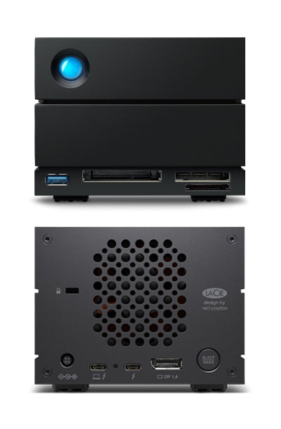 LaCie 2big Dock Thunderbolt 3 – 2-Bay Desktop – USB 3.2 Gen 2, 48 TB (vorinstalliert)