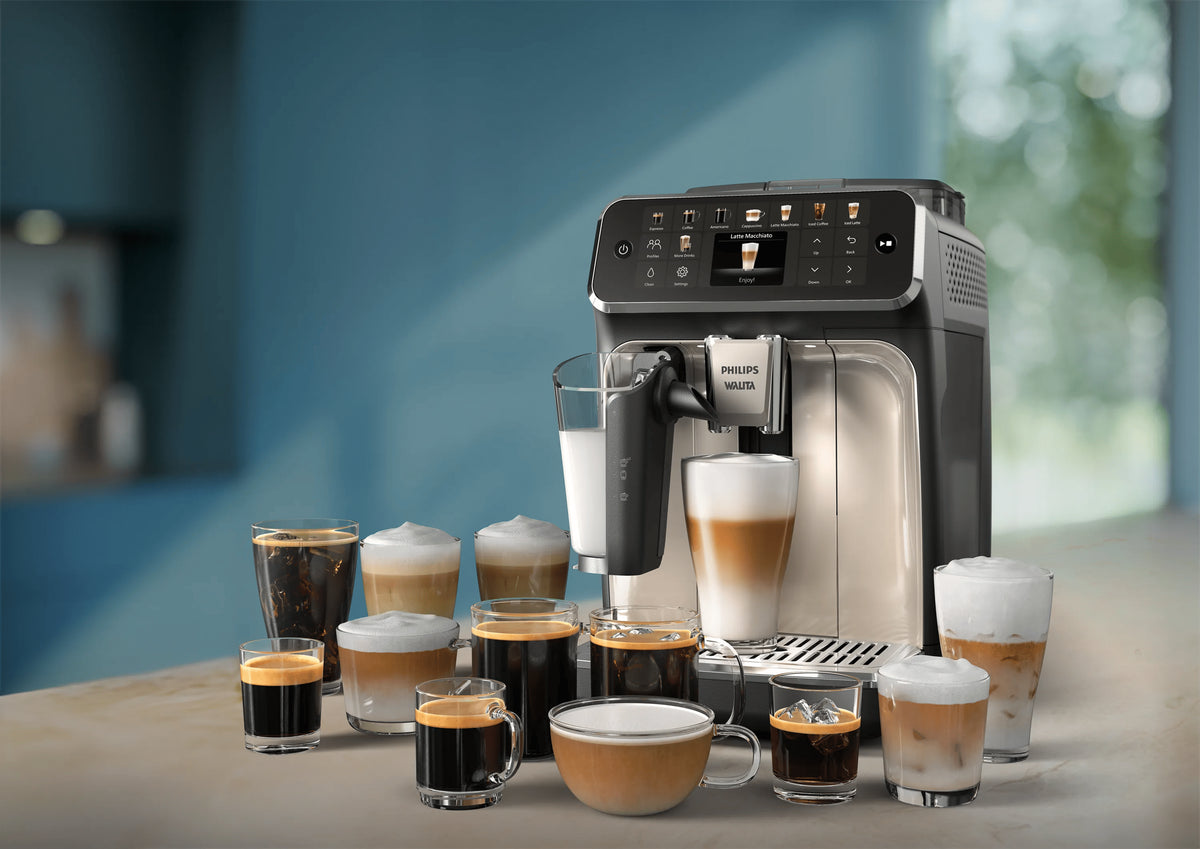 Philips Serie 5500 EP5547/90 Kaffeevollautomat – 1,8 l, 275 g Bohnenbehälter, 15 bar, Milchtank 0,26 l