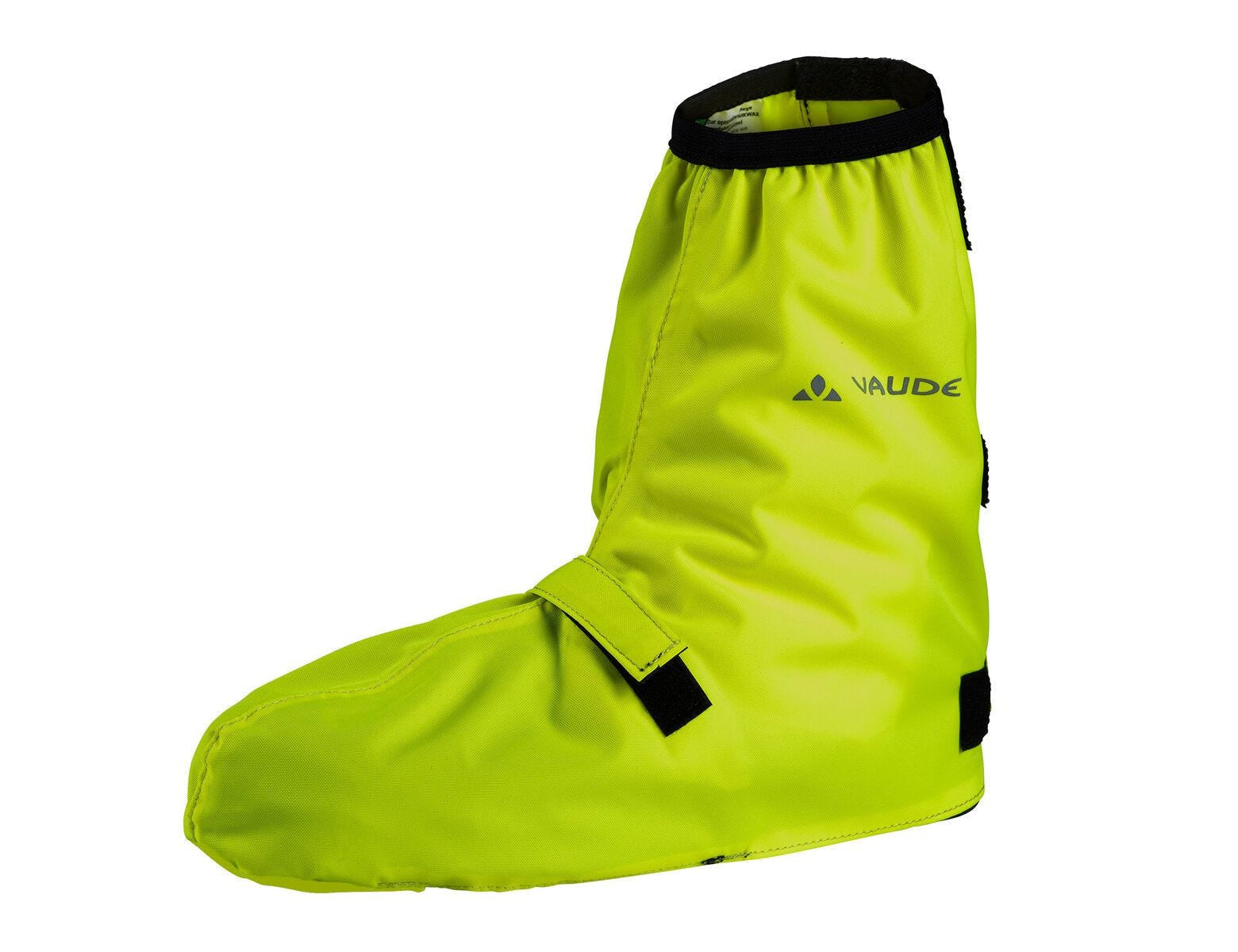 VAUDE Gamasche – 40–43 – Schwarz/Neongrün, reflektierend, wind- und wasserfest