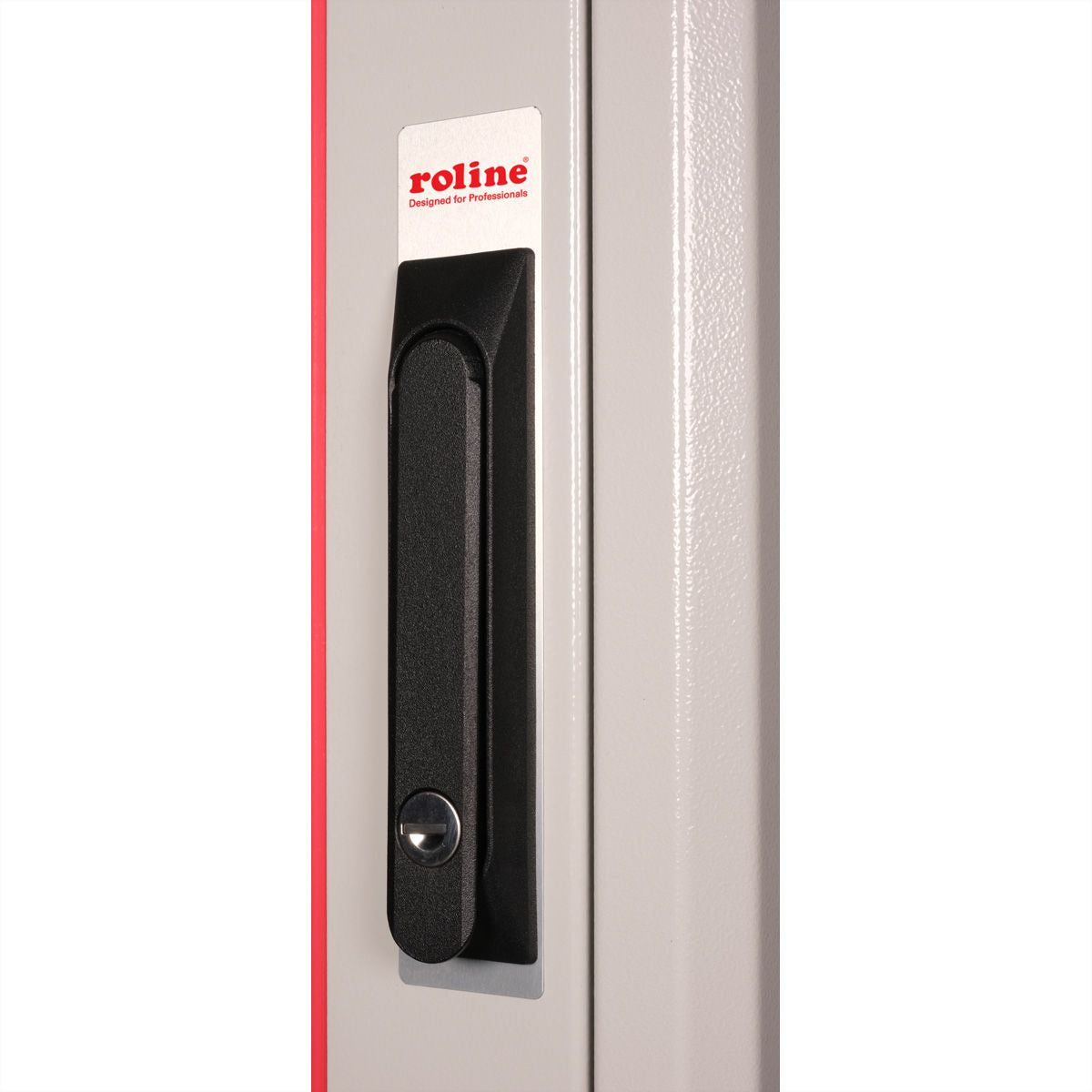 ROLINE Pro – 19" Netzwerkschrank 16U, IP20, abschliessbar, 600 × 800 × 898 mm, lichtgrau, Stahl
