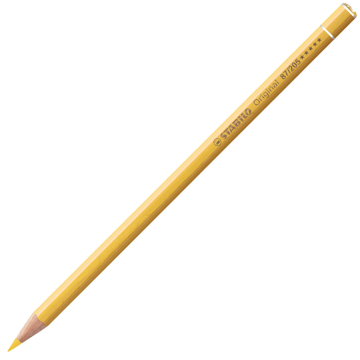 STABILO Buntstifte – Dünnkern, Einzelstift Neutralgelb, Minen-Ø 2,5 mm