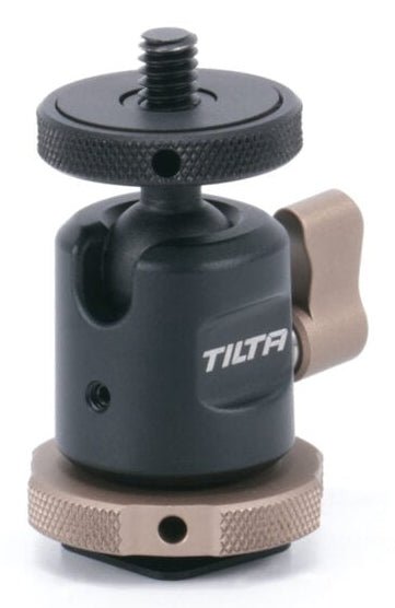 Tilta Kugelkopf – 1,5 kg Traglast, 1/4" Stativgewinde, 360° Pan – Aluminium/Schwarz