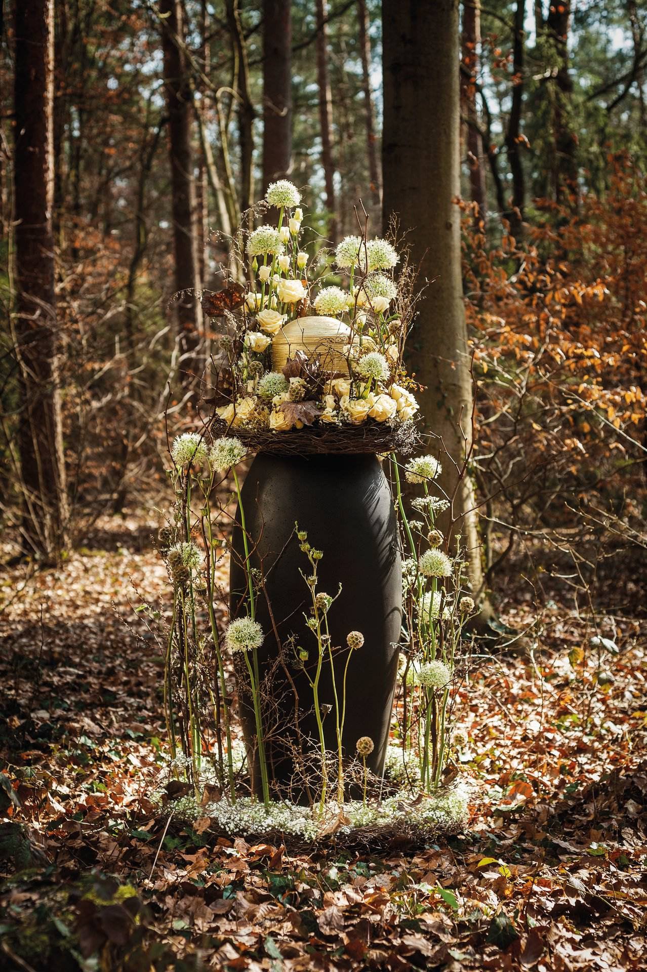 Opiflor Floraler Schaum, Grün, Ø 36 cm × 4,5 cm, 1 Stk., für Nassblumen