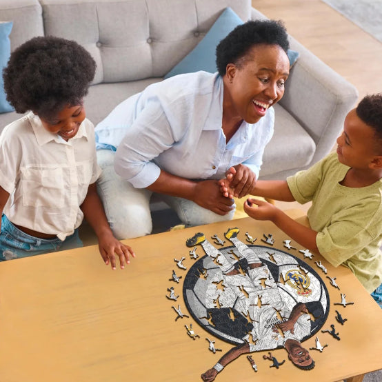 Iconic Puzzles Vinicius Jr. - Real Madrid – Logikspiel, 1 Spieler, ab 10 Jahren, mehrsprachig