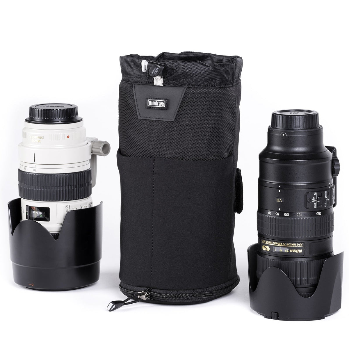 Think Tank Lens Changer 75 Pop Down V3.0 – Ø127 × 356 mm – für Think Tank Modular System – Schwarz