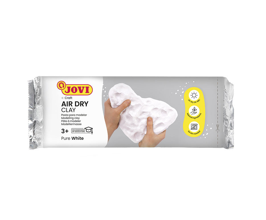 Jovi Modelliermasse, Lufttrocknend, Weiss, 500 g